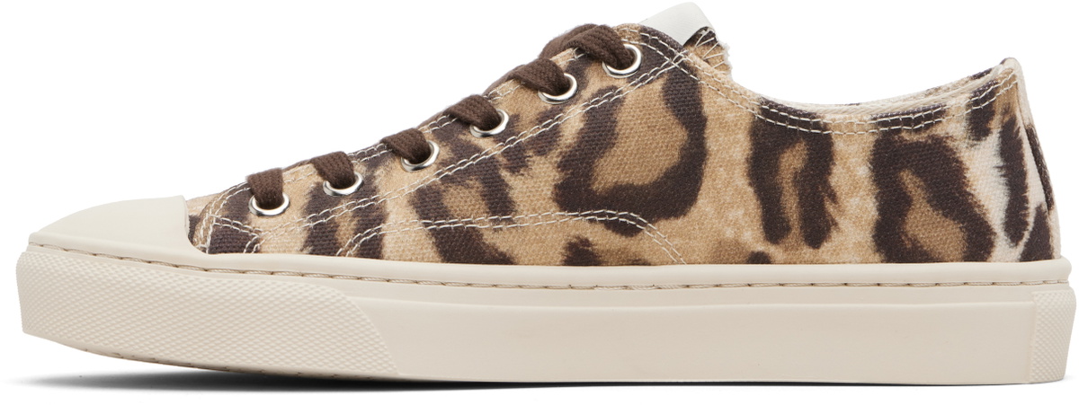 Vivienne Westwood Brown Low Top Plimsoll Sneakers