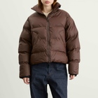 KASSL Editions Women's x Tretorn Hybrid Shelter Short Padded Jacket in Coffee Brown