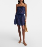 Melissa Odabash Isla HS cotton-blend lace romper