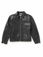 Nudie Jeans - Eddy Leather Blouson Jacket - Black