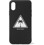 Palm Angels - Logo-Print iPhone X Case - Black