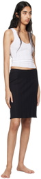 Cou Cou Black 'The Slip' Midi Skirt