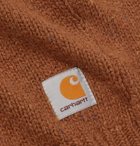 CARHARTT WIP - Anglistic Mélange Wool-Blend Sweater - Brown