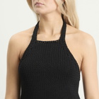 Róhe Women's Rohe Chunky knit halter top in Black