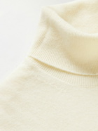 Incotex - Slim-Fit Virgin Wool and Cashmere-Blend Rollneck Sweater - Neutrals
