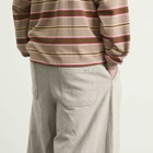 Anglan Men's Double Valley Tuck Sweat Pants in Melange Grey