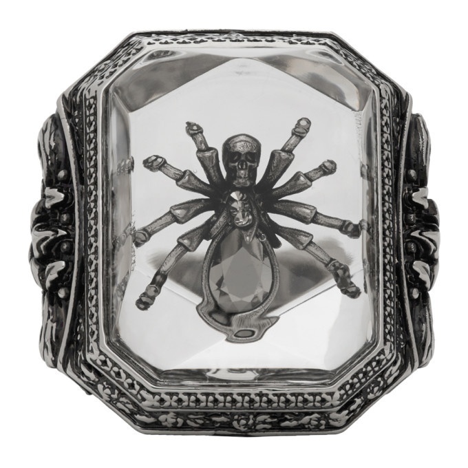 Photo: Alexander McQueen Silver Spider Resin Ring