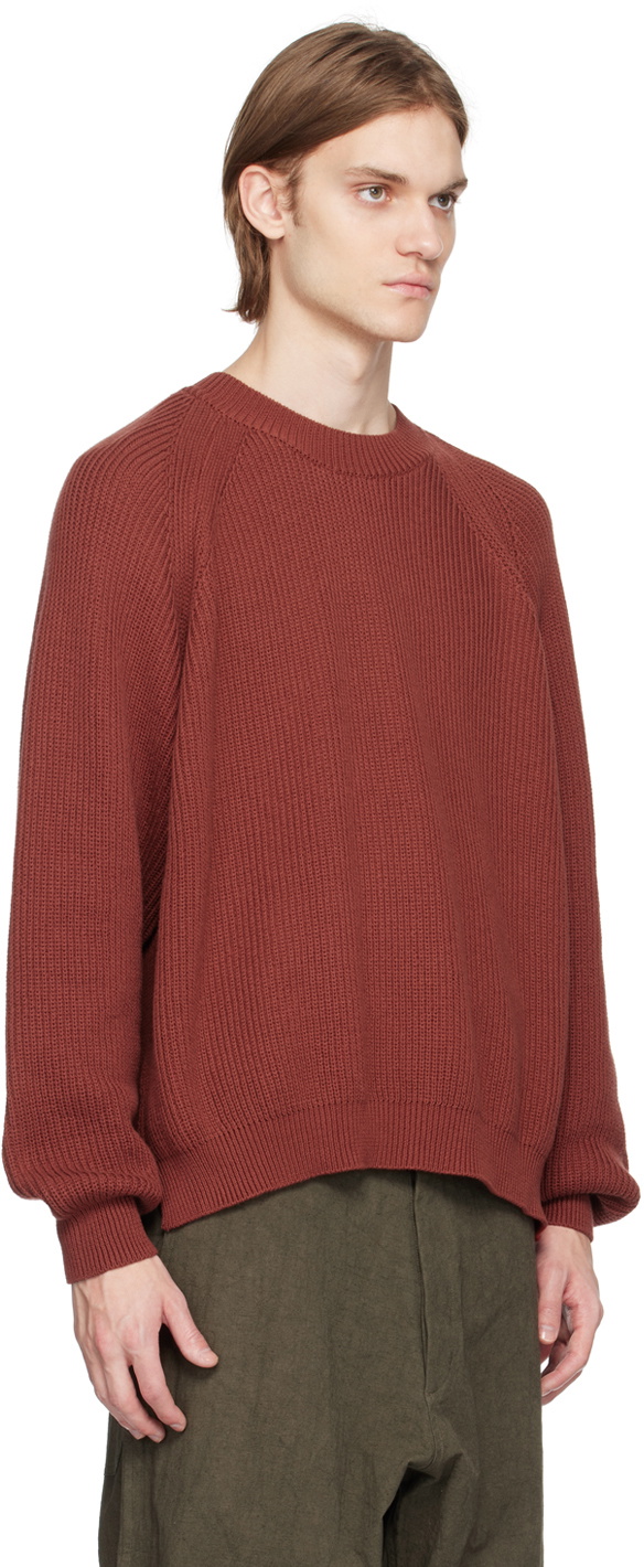 Jan-Jan Van Essche Red Crewneck Sweater