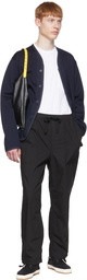 Comme des Garçons Homme Black Cotton Trousers