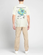 Msgm Mens T-shirt Cream
