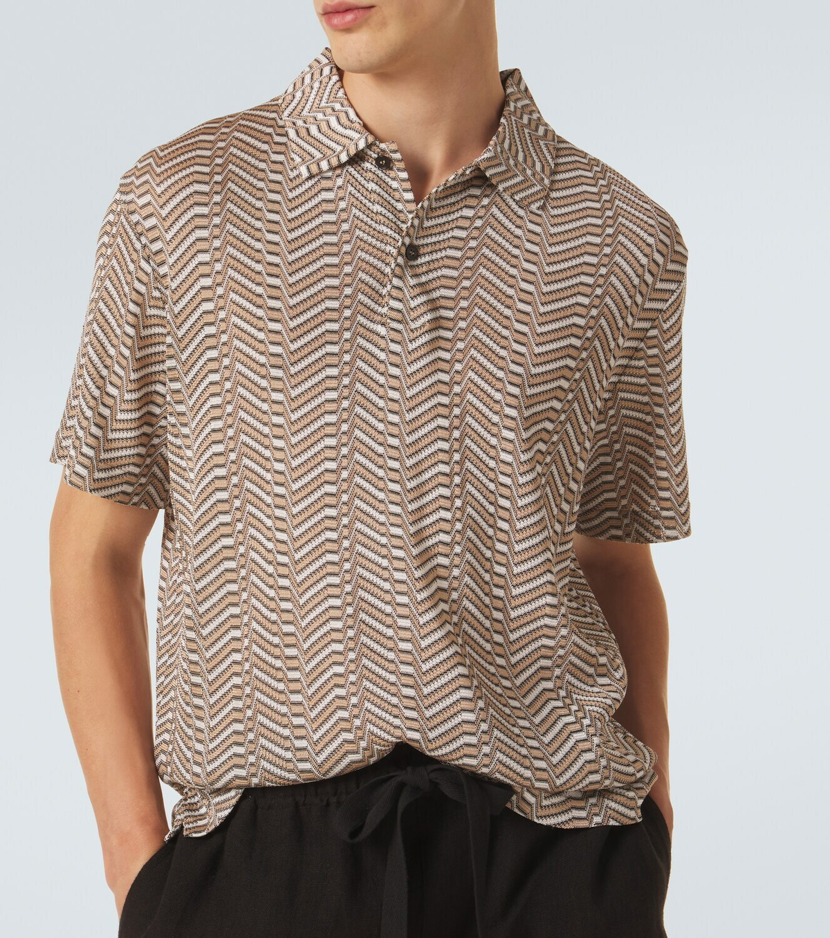 Missoni Wave bowling shirt