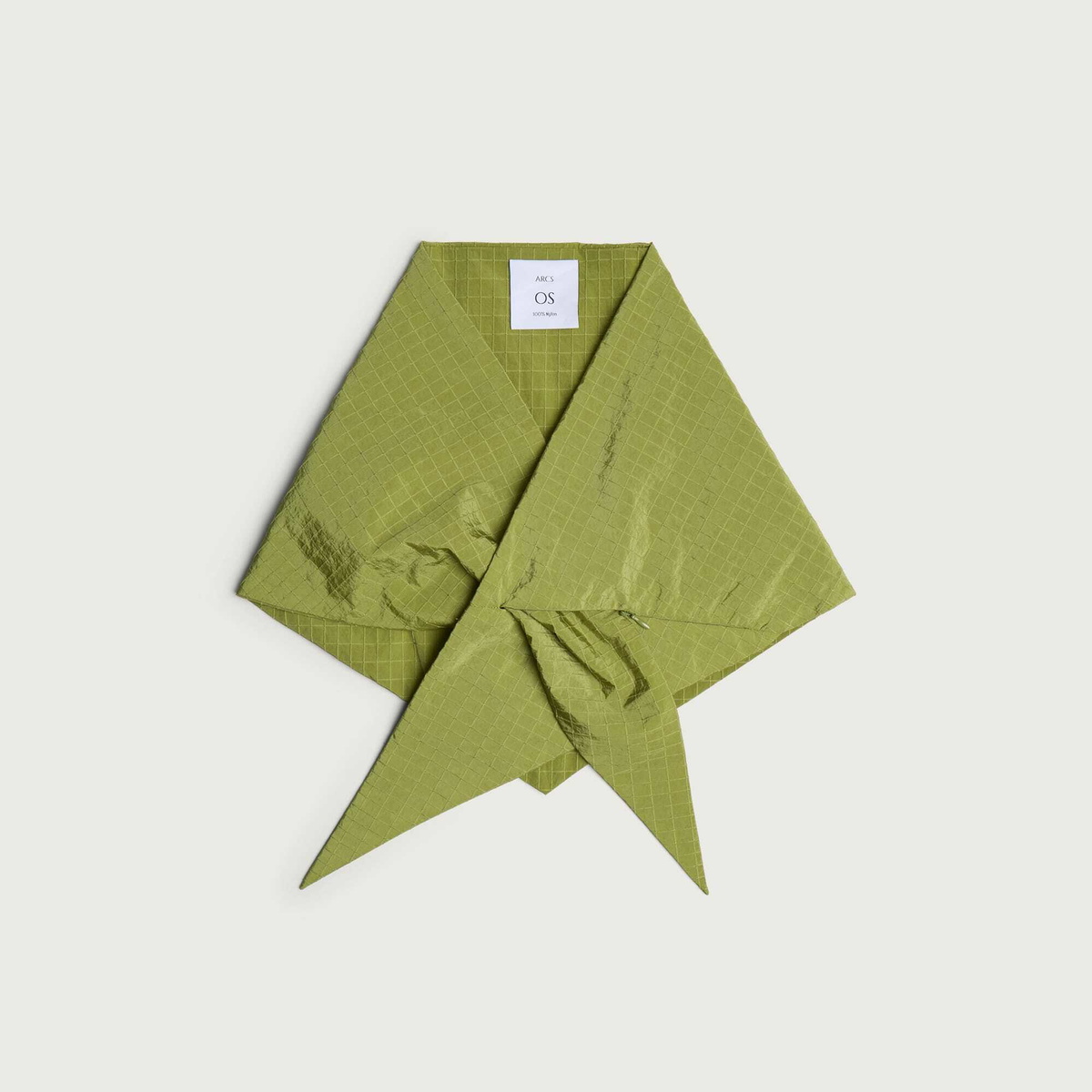 ARCS Twisting Scarf in Canopy Windowpane Ripstop