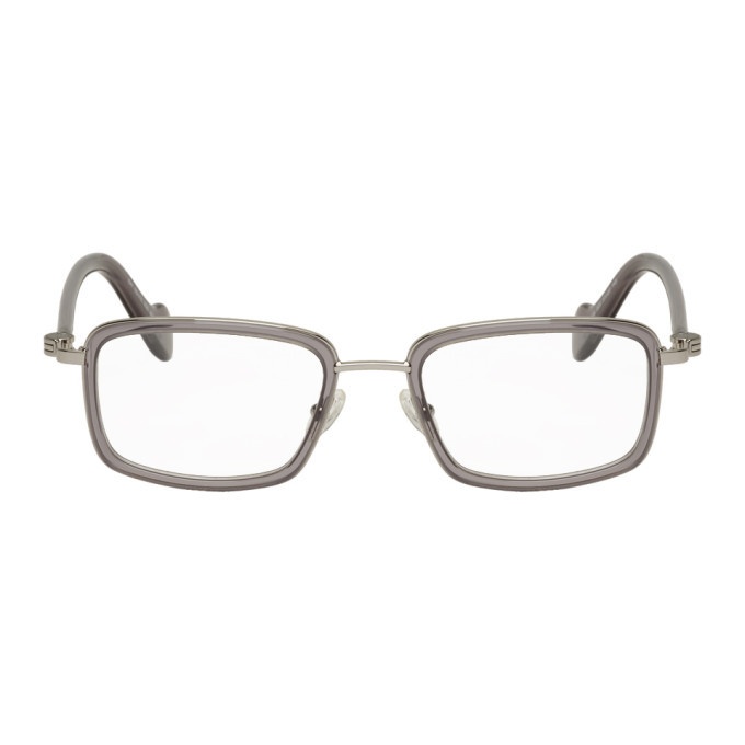 Photo: Moncler Silver and Grey ML 5026 Glasses