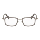 Moncler Silver and Grey ML 5026 Glasses