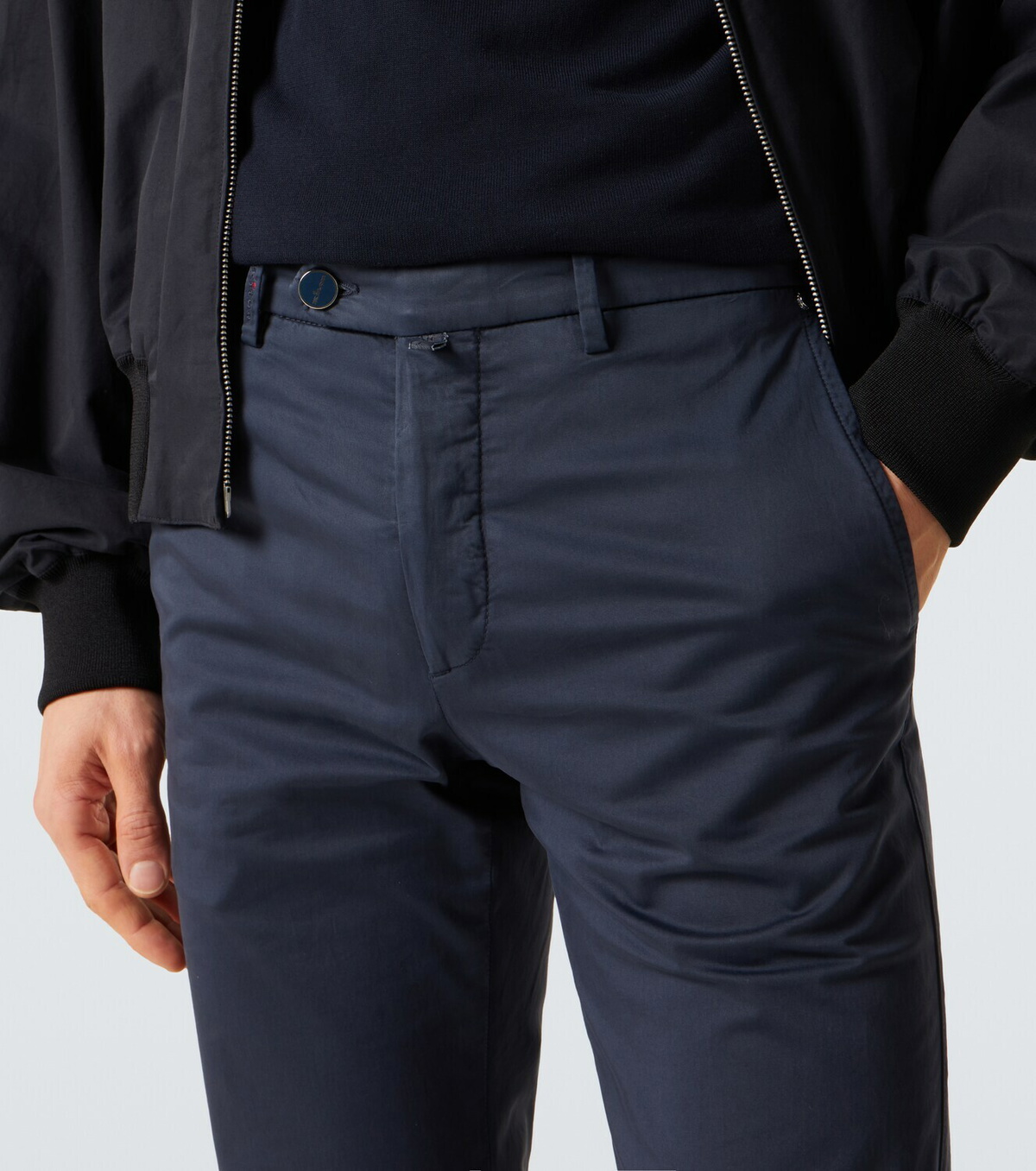 Kiton Cotton-blend chinos