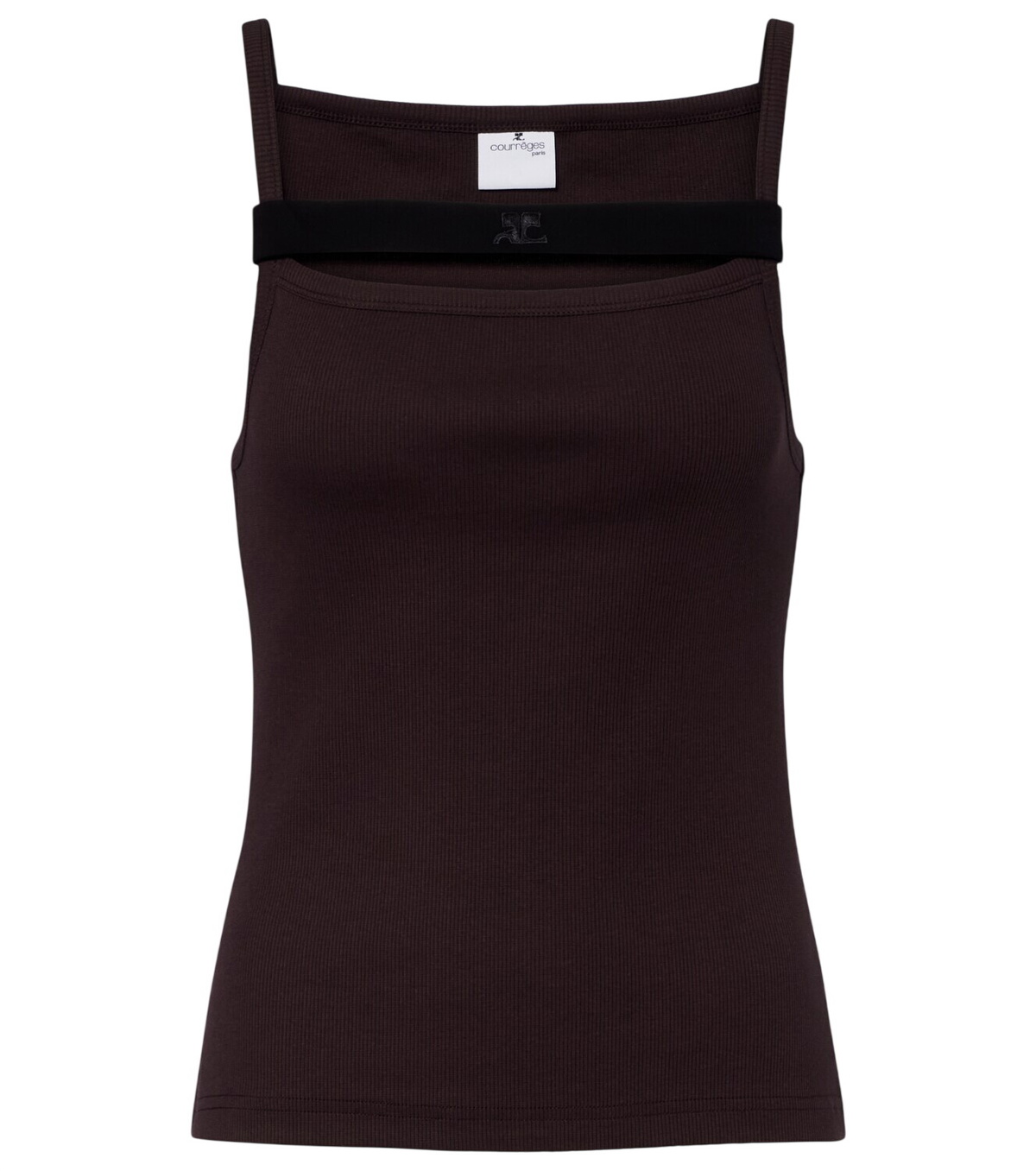 Courrèges Purple Swallow Tank Top Courreges