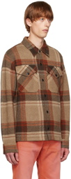 RRL Brown Check Shirt