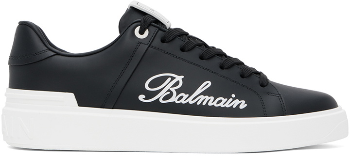 Photo: Balmain Black B-Court Sneakers