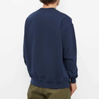 Uniform Bridge Men's Army Crew Sweat in Navy