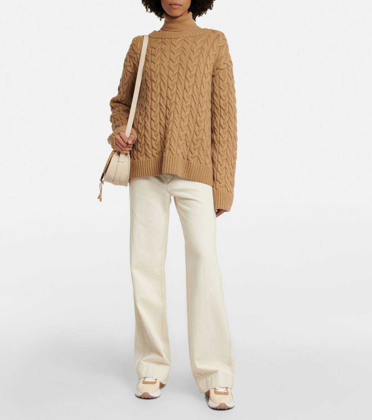 【関税込み】See by Chloe ベージュ＆タン Brett スニーカー Tan Brett Sneakers by See by Chloé on Sale