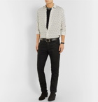 Saint Laurent - Slim-Fit Printed Voile Shirt - Men - Cream