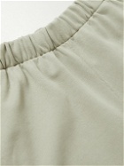 Lady White Co - Tapered Panelled Cotton-Jersey Sweatpants - Brown