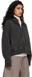 Entire Studios Black Eternal Zip Hoodie