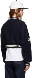 BAPE Navy BAPE STA Bomber Jacket