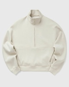 Nike 24.7 ImpossiblySoft White Womens Half-Zips/Sweatshirt