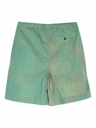 Glass Cypress Green Quilted Cotton Shorts