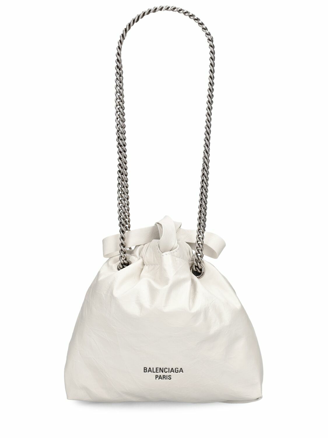24PF new/BALENCIAGA クラッシュXSトートバッグ Bag White 24PF new/BALENCIAGA クラッシュXSトートバッグ Bag White