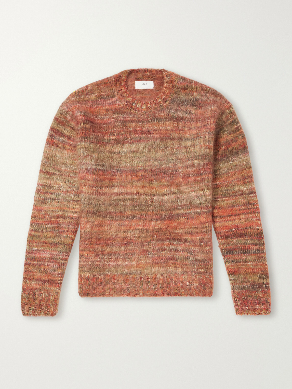 Mr P. - Space-Dyed Cashmere Sweater - Orange