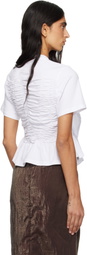 Cecilie Bahnsen White Ace T-shirt
