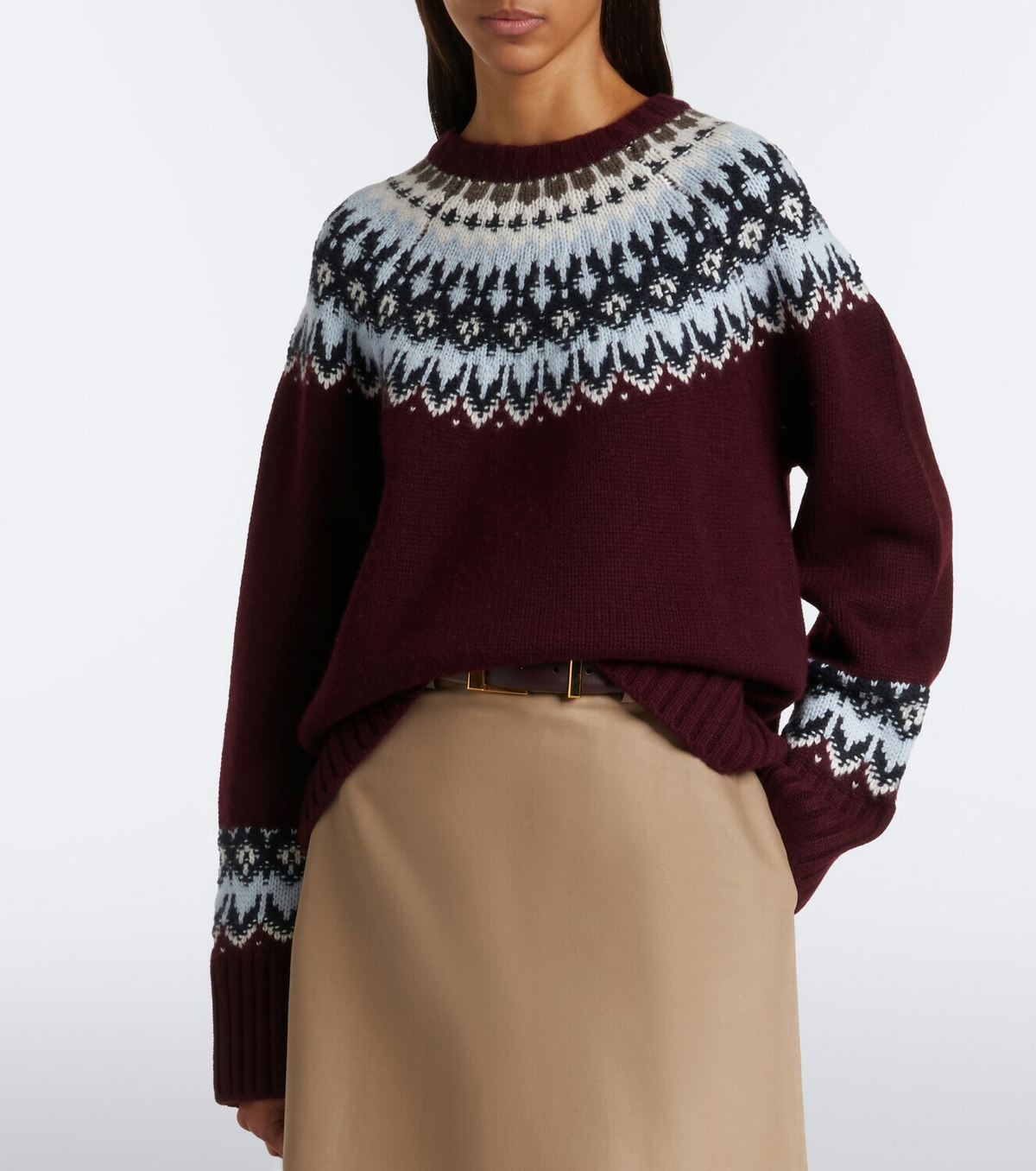 Arch4 Moriond Fair Isle cashmere sweater
