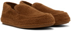 ZEGNA x The Elder Statesman Brown Oasi Cashmere Wool Loafers