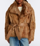 Zimmermann Valiant belted shearling jacket