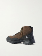 ROA - Andreas Hybrid Rubber-Trimmed Suede Hiking Boots - Brown