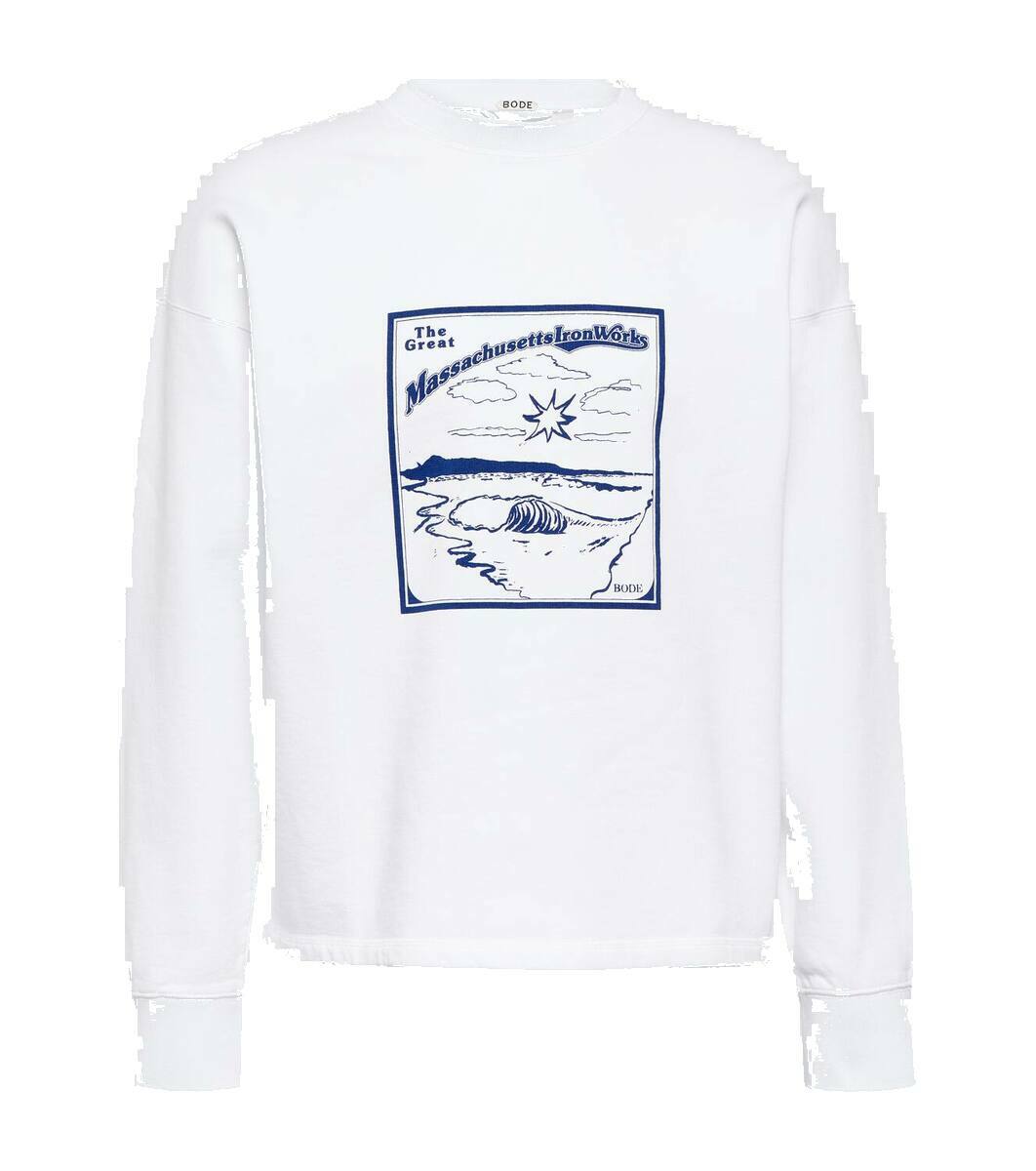 Bode Blue Vermont Keepsake Sweatshirt Bode