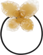 LEVENS JEWELS Yellow Fantasy Flower Hair Tie