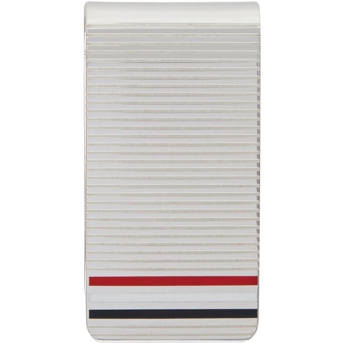 Photo: Thom Browne Silver and Tricolor Money Clip