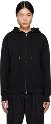 Uniform Bridge Black Basic Sweat Hoodie