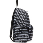 Eastpak Black and White Branded Padded Pakr Backpack