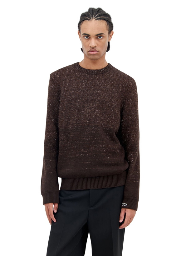 Photo: Gucci Sequin Crewneck Sweater