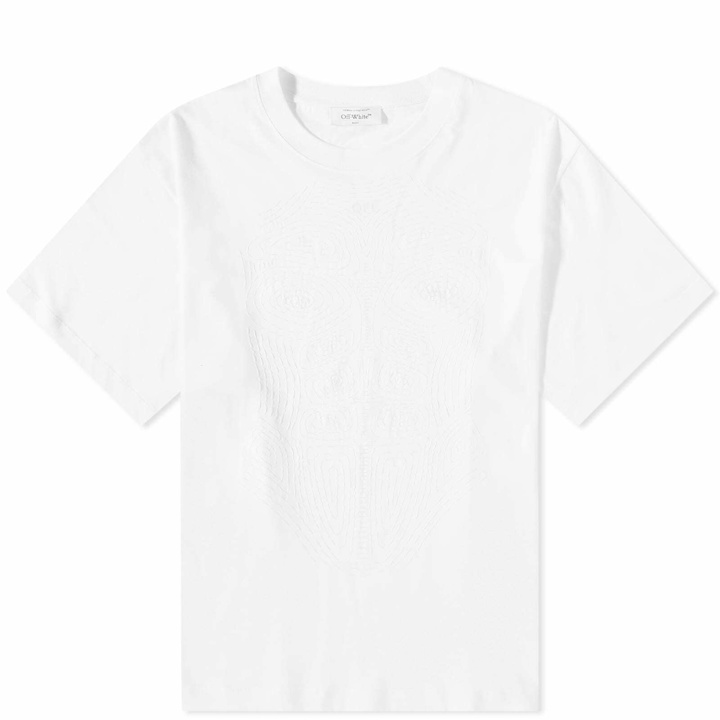 Photo: Off-White Men's BODY STITCH SKATE T-Shirt in White