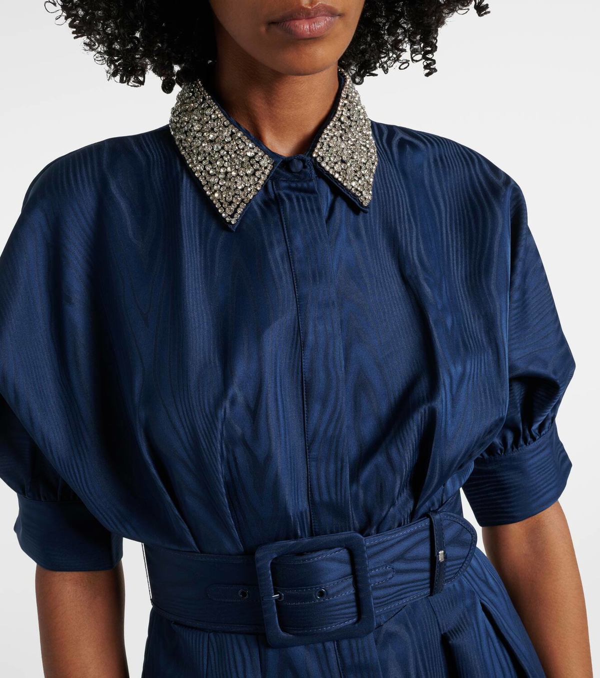 Rebecca Vallance Cielo embellished silk shirt dress Rebecca Vallance