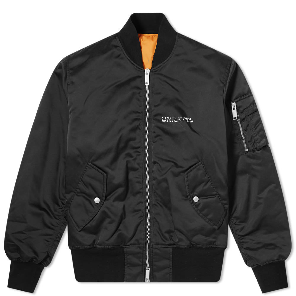 Unravel Project UNR LAX Tuxedo Bomber Jacket Unravel Project