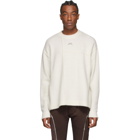 A-Cold-Wall* Off-White Panelled Seam Sweater