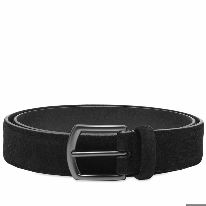 Photo: Anderson's Men's Suede Leather Belt in Black