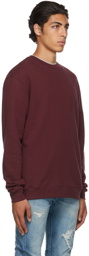 John Elliott Burgundy Oversized Sweatshirt