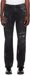 032c Black Double Shift Painter's Jeans
